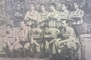 20 de Noviembre de 1966. El equipo que se consagró campeón en La Plata. 